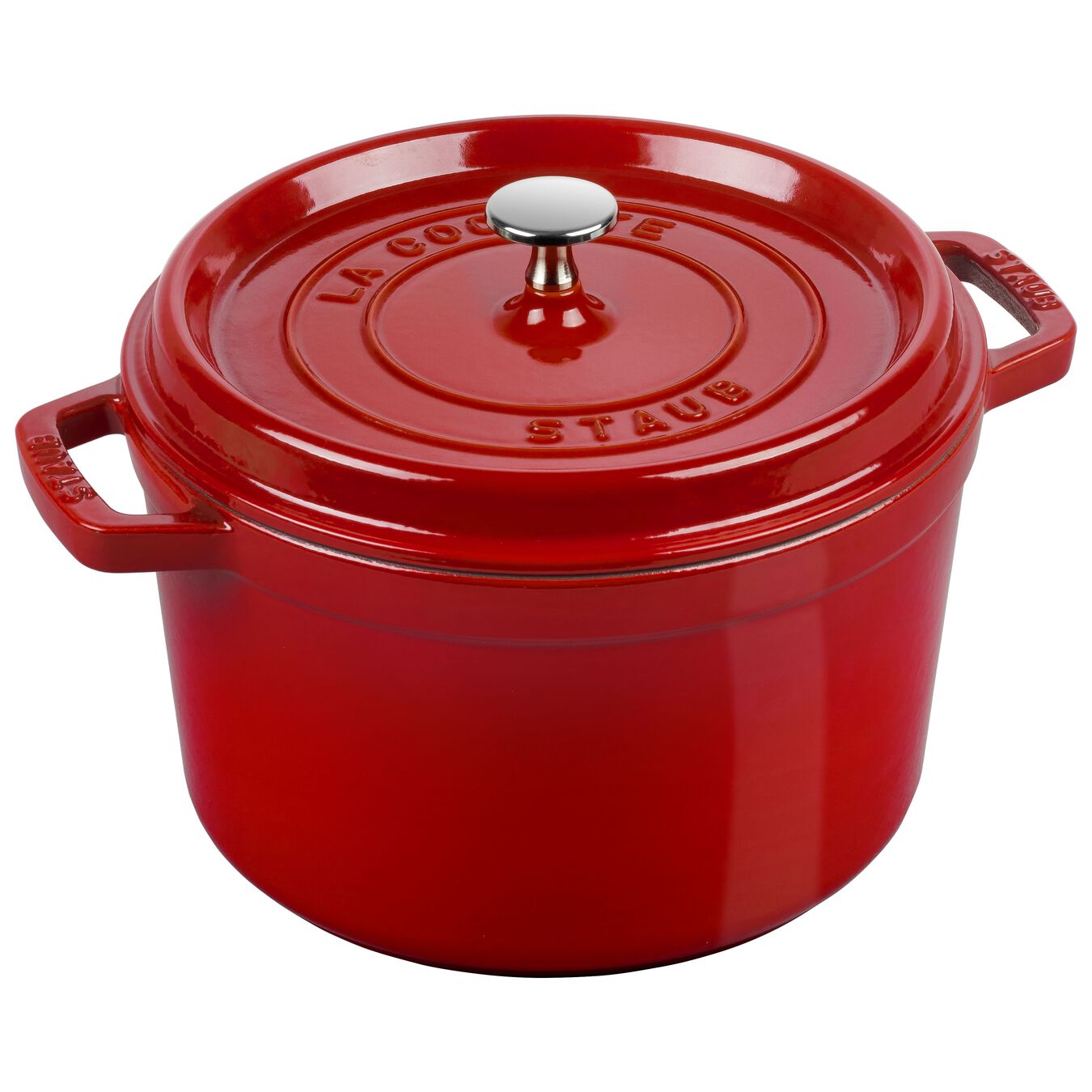 STAUB CAST IRON - 5 QT, ROUND TALL COCOTTE