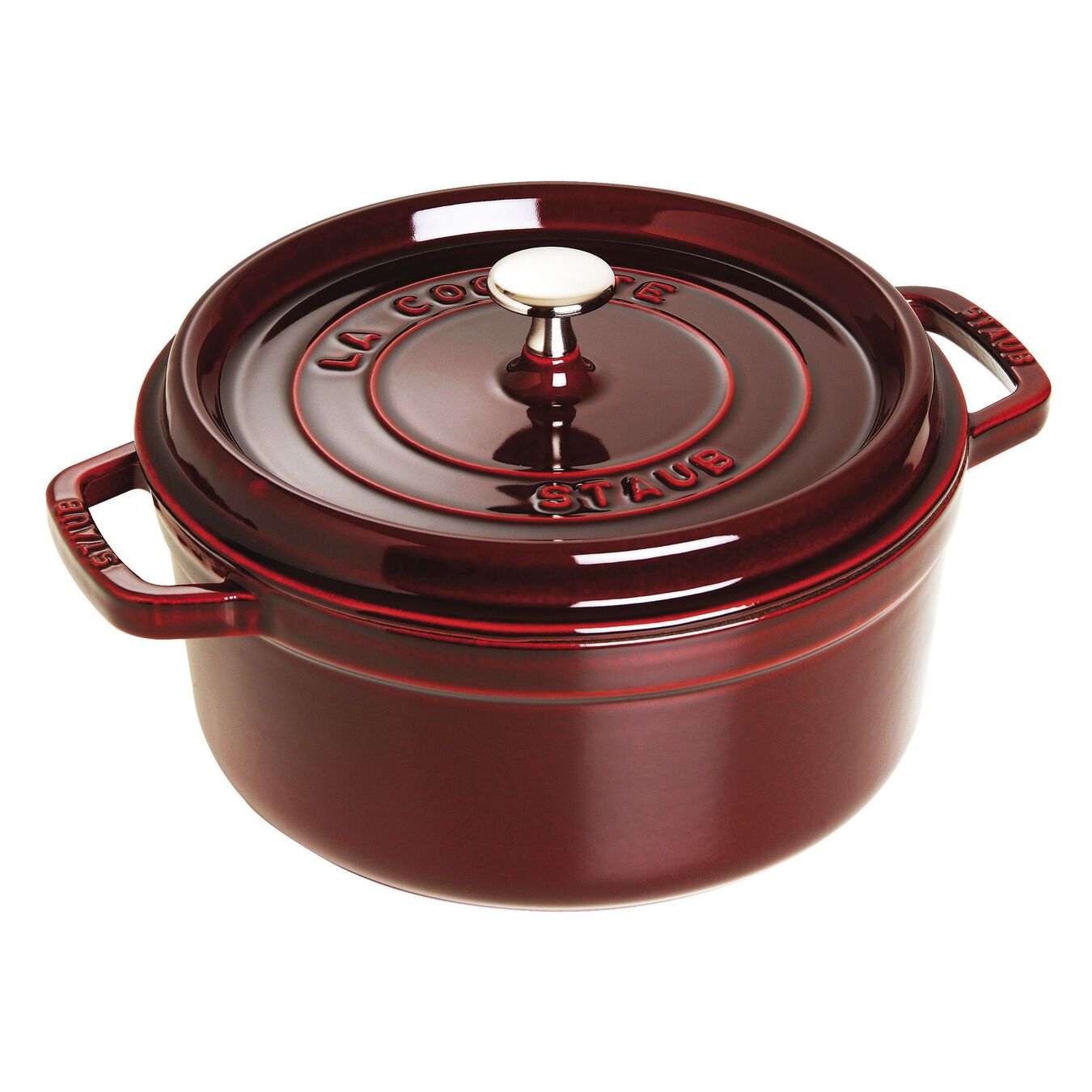 Staub Cast Iron 1.5-qt Petite French Oven - Grenadine, Made in France