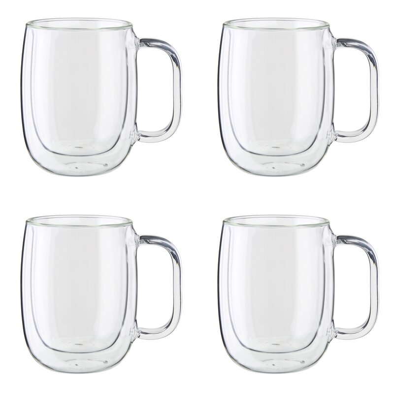  ZWILLING Glass J.A. Henckels Double Espresso Cup Set