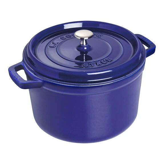 Staub Cast Iron Dutch Oven 5-Qt Tall Cocotte, Made In France
