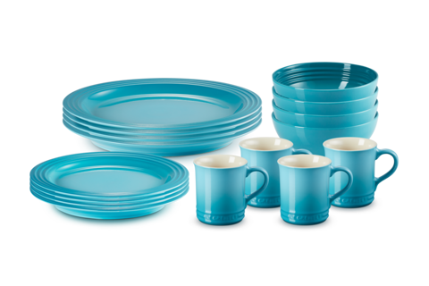 Le Creuset - Vancouver 16-Piece Dinnerware Set