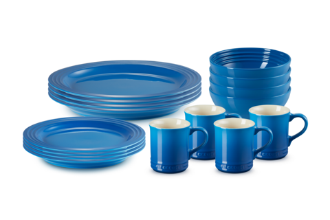 Le Creuset - Vancouver 16-Piece Dinnerware Set