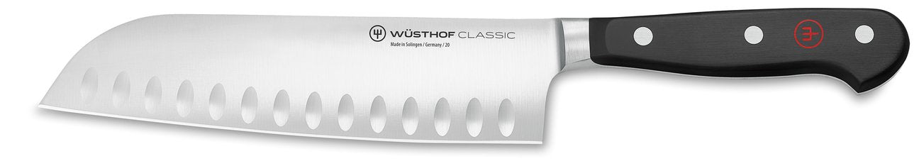 Wusthof Classic - 7" Santoku, Hollow Edge