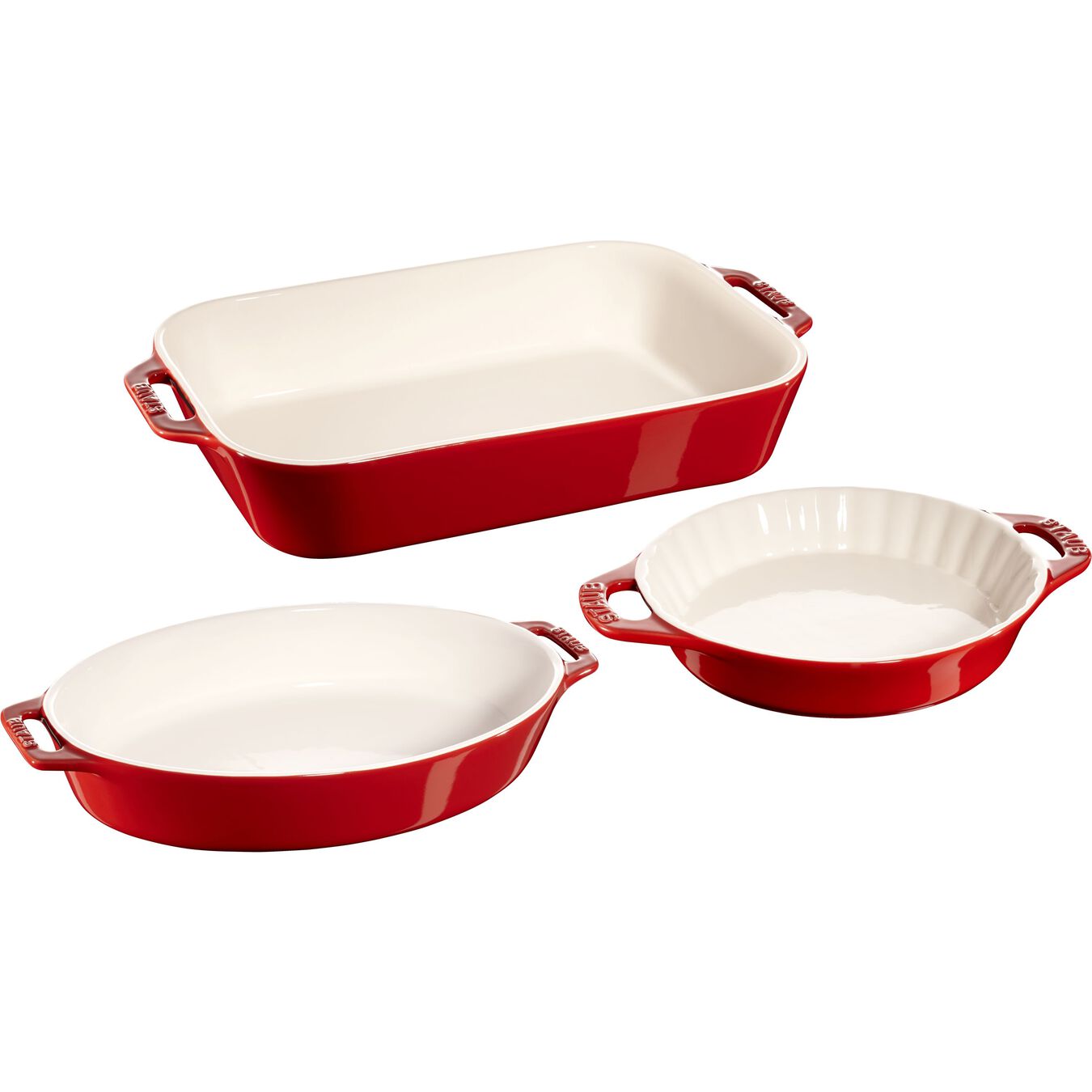 STAUB CERAMIC - BAKING DISH, Cherry