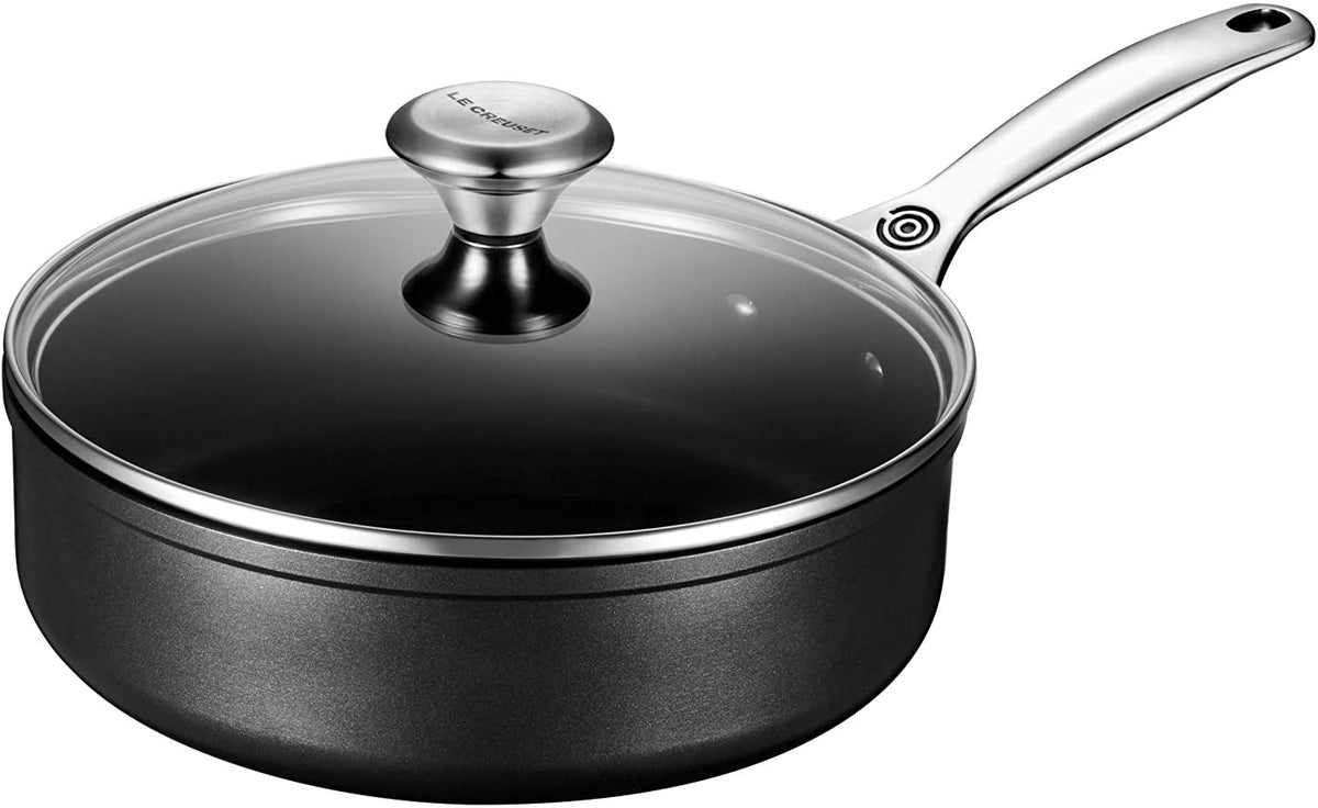 Le Creuset Toughened Nonstick Pro Stockpot with Glass Lid, 6.3 qt.