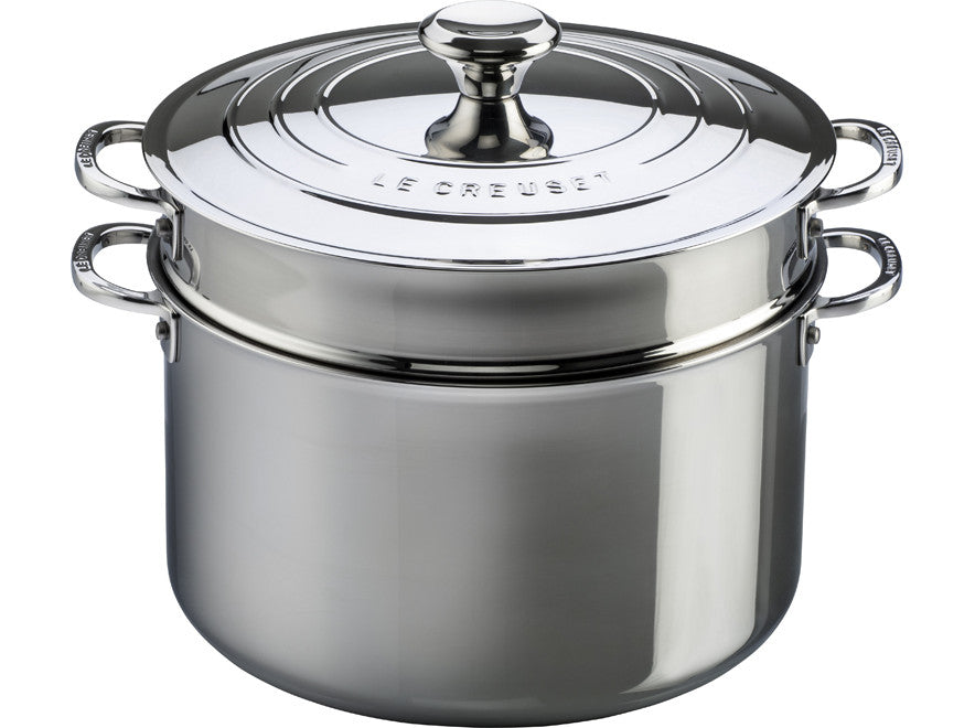 Le Creuset - Stainless Steel Stockpot 7Qt.