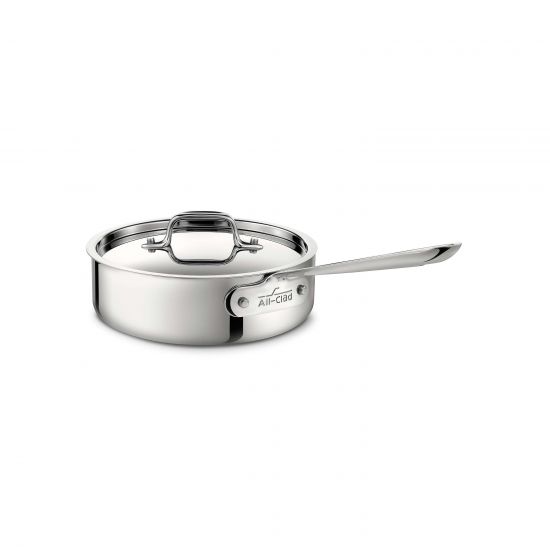 All-Clad d3 Stainless Steel 3 qt. Sauce Pan with Lid