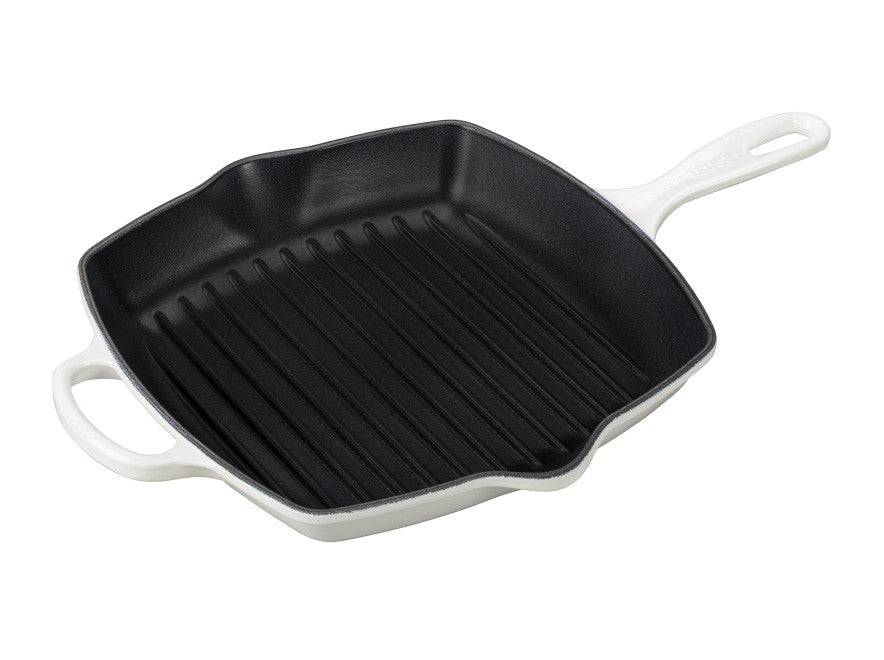 Le Creuset Cast Iron Square Skillet Grill Pan Green 9x13