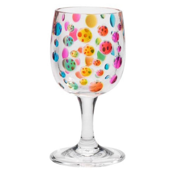 Merritt - Rainbow Satin Pearl Wine Glass 8 oz.